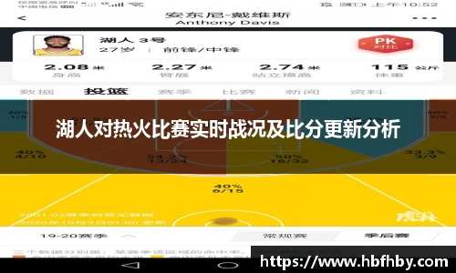 湖人对热火比赛实时战况及比分更新分析