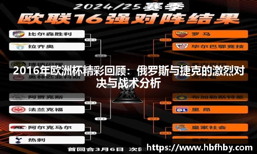 2016年欧洲杯精彩回顾：俄罗斯与捷克的激烈对决与战术分析
