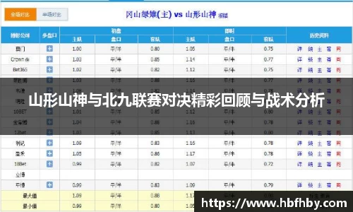 山形山神与北九联赛对决精彩回顾与战术分析
