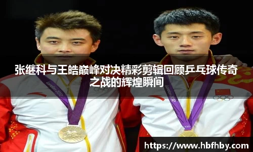 张继科与王皓巅峰对决精彩剪辑回顾乒乓球传奇之战的辉煌瞬间